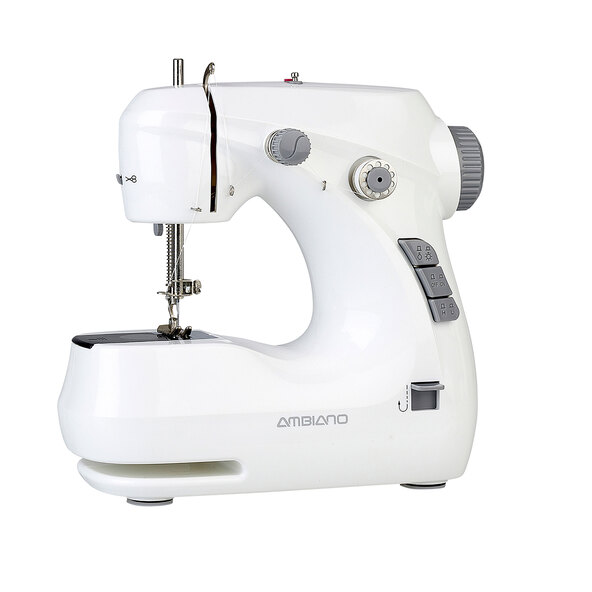 Mini-Nähmaschine, grau
