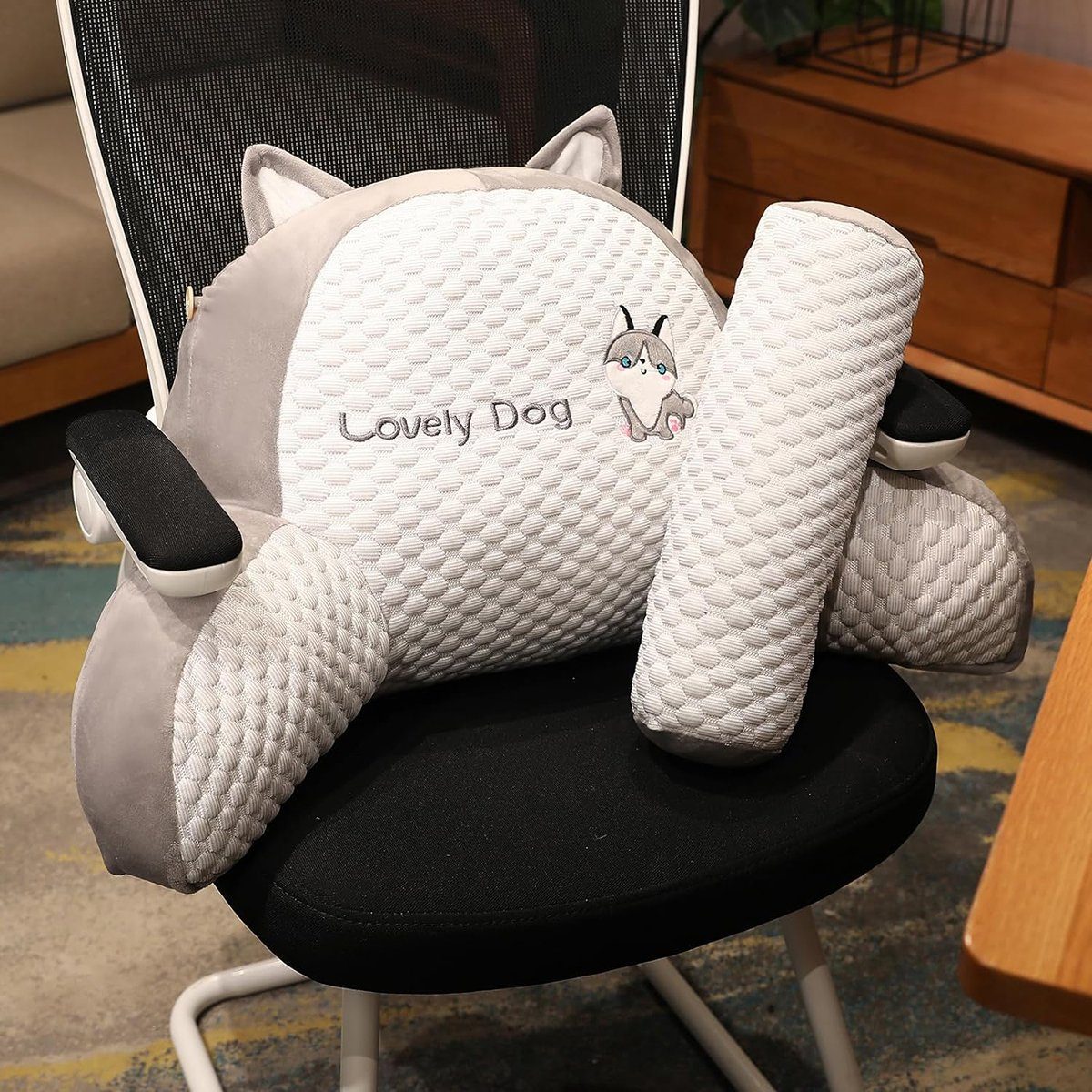 flowgoer Sitzkissen Lesekissen zum Lesen, Entspannen und Ansehen von Fernsehspielen, 60 x 45 cm großes multifunktionales Sofa- und Nachttischkissen