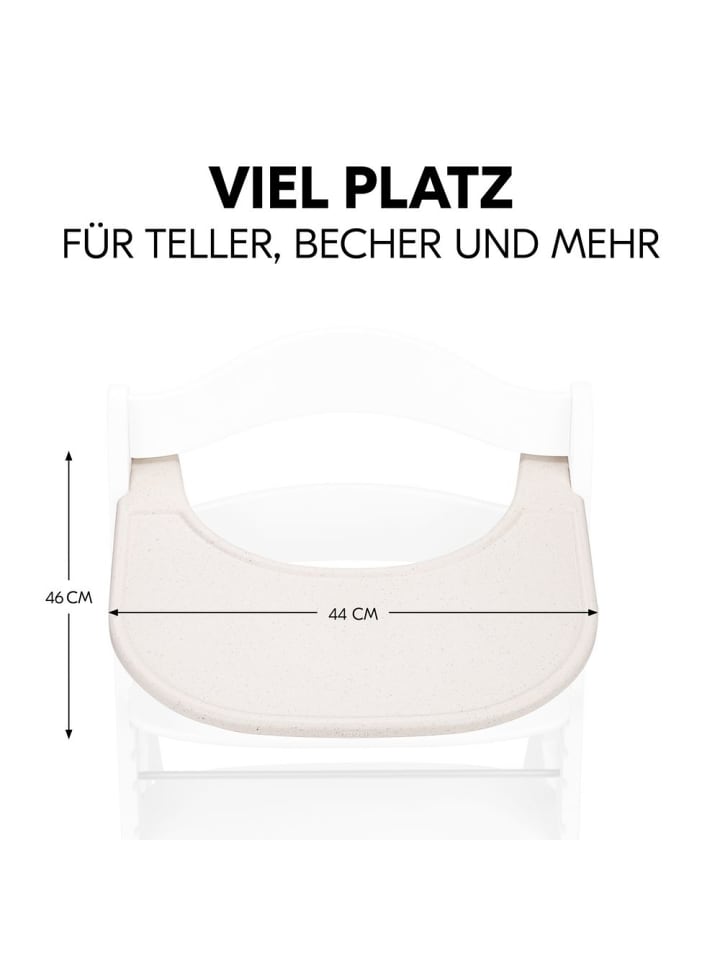 Hauck Essbrett und Tisch für Alpha Hochstuhl (Click Tray) in beige günstig kaufen onesize