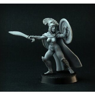 Female Greek Hoplite Officer with Cloak(28 mm)