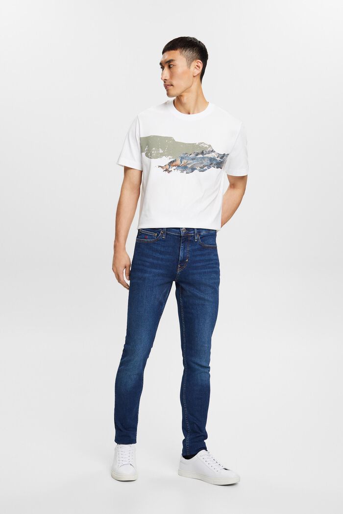 Skinny Jeans mit mittlerer Bundhöhe