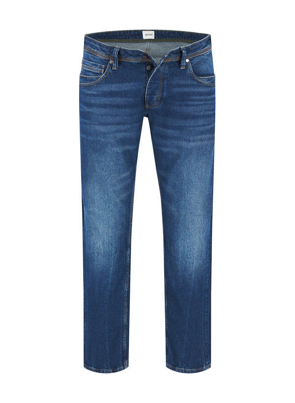 MUSTANG, Jeans Michigan, Straight Fit, Baumwoll-Stretch, blau