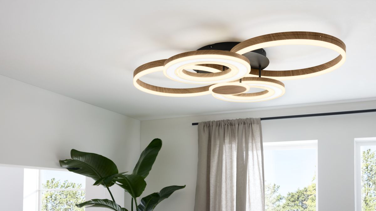 Globo LED Deckenlampe Blasius Schwarz