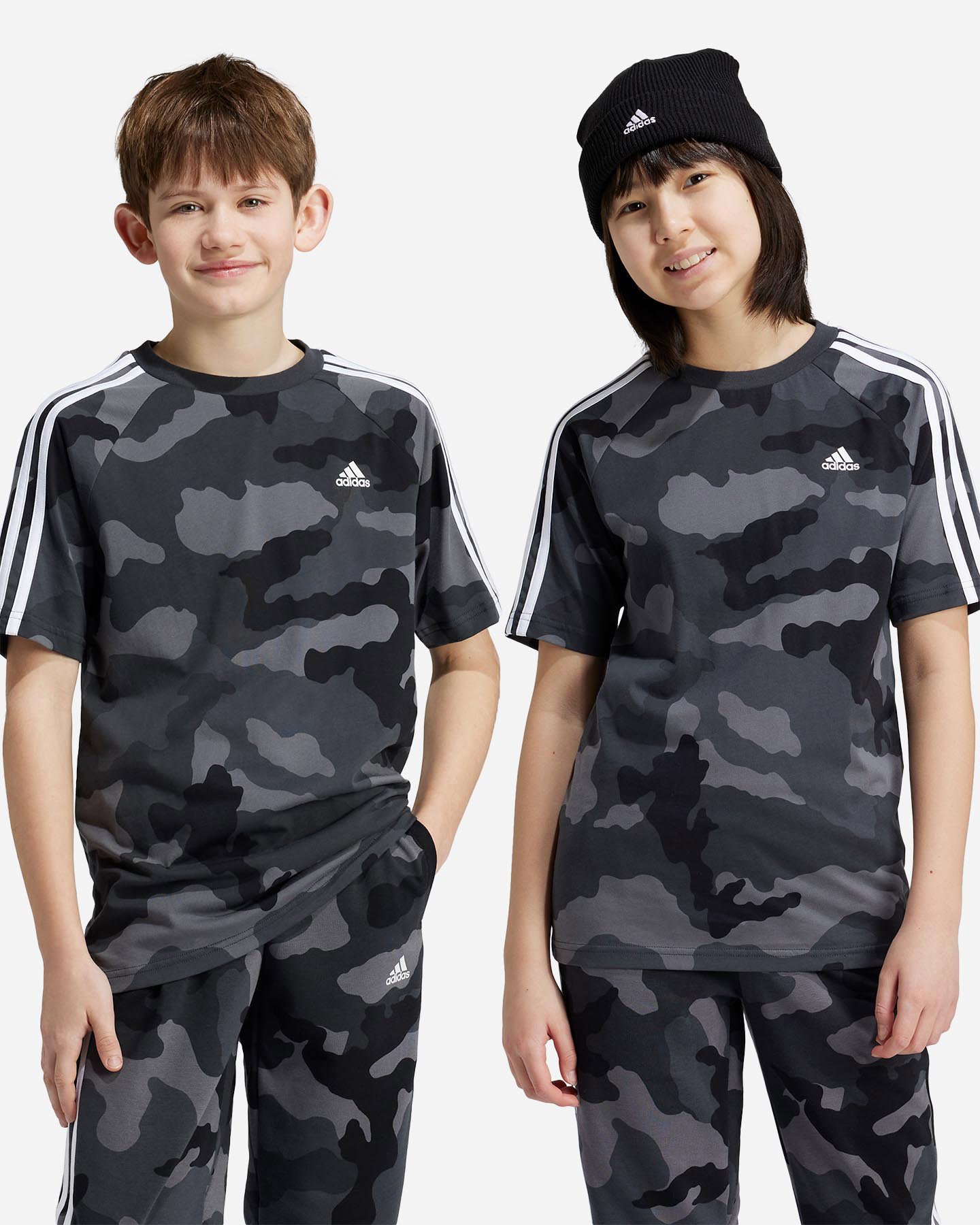T-shirt Adidas Kamouflage 3stripes Jr IV7304