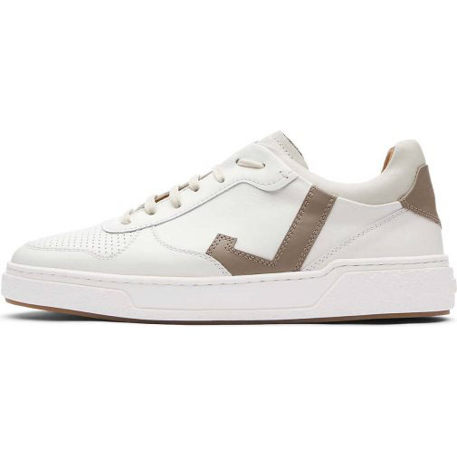 Lottusse Sneaker Aus Genarbtem Kalbsleder In Cremeweiß