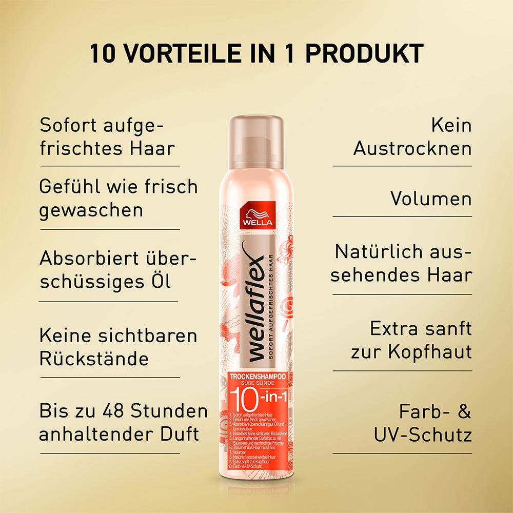 Wella Wellaflex Trockenshampoo Süße Sünde 180 ml
