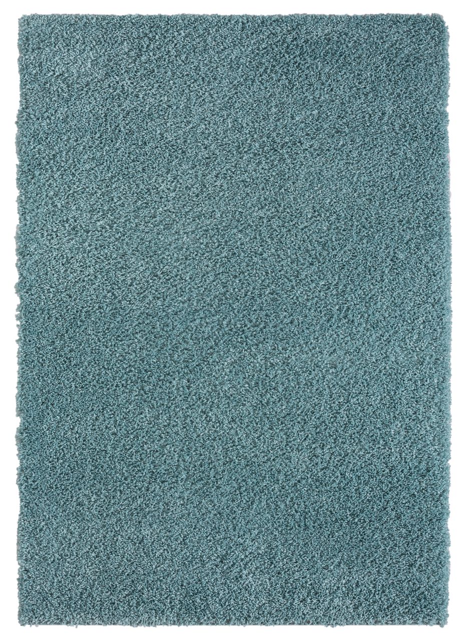 MyFlair Teppich Elodie, 160cm x 230cm, Farbe Hellblau, rechteckig, Florhöhe 37mm