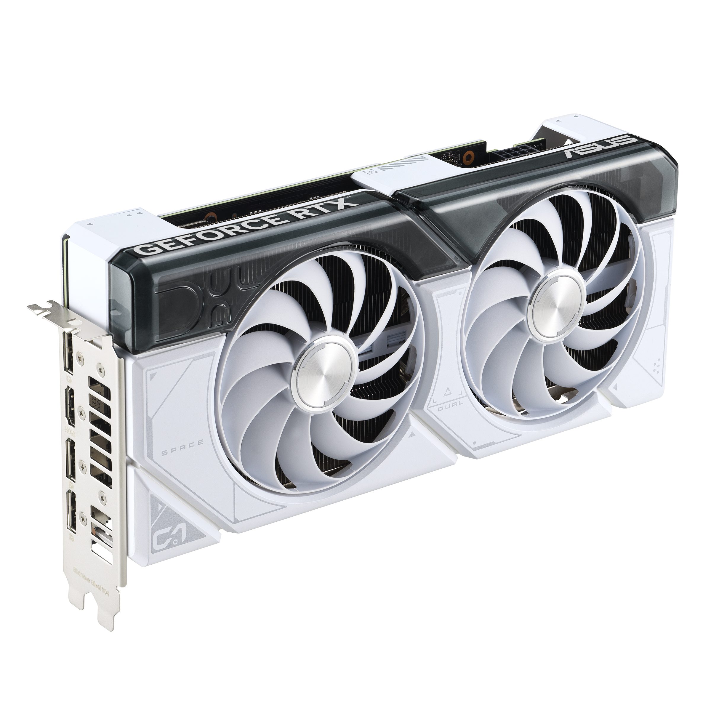 Asus DUAL-RTX4070-12G-WHITE Grafikkarte (12 GB, GDDR6X)