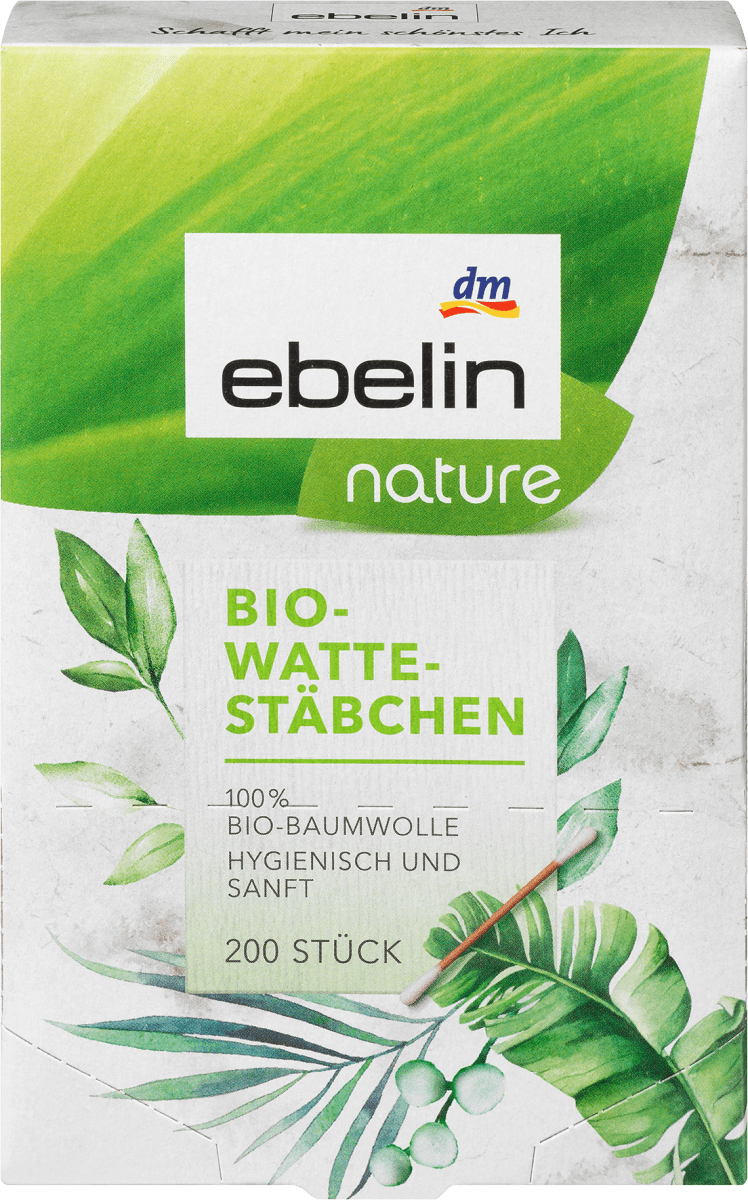 Wattestäbchen Recycling Bio, 200 St