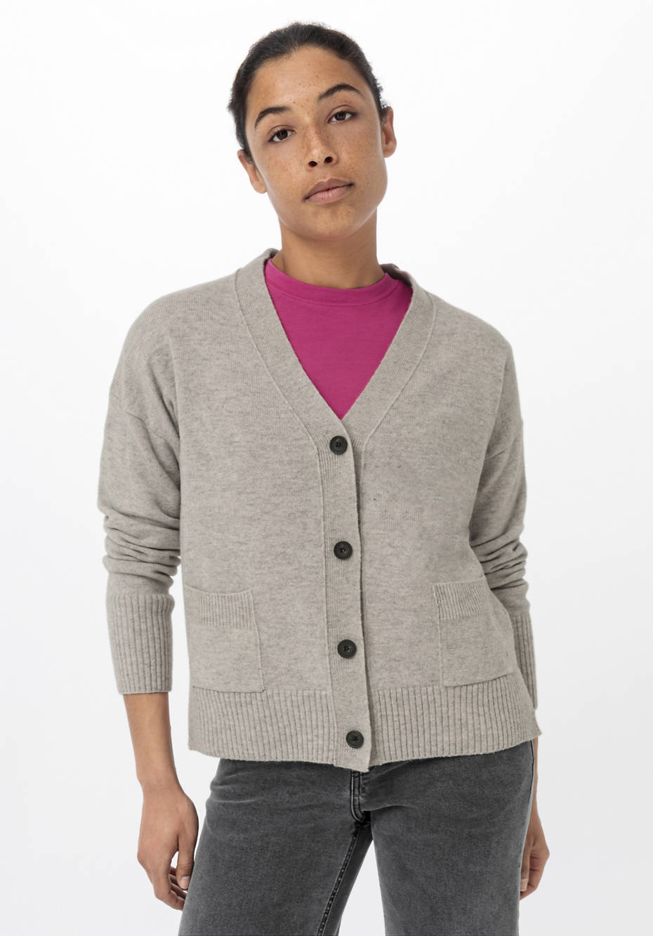 Strickjacke aus reiner Lambswool