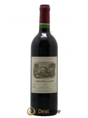 Carruades de Lafite Rothschild Second vin  1995 - Lot de 1 Bouteille