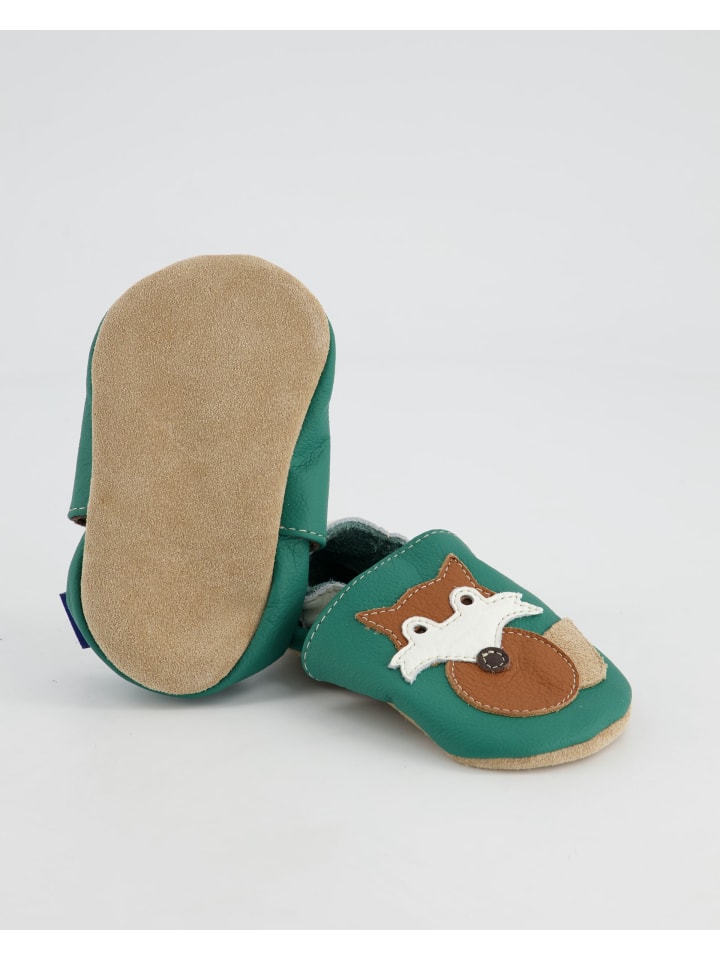 Beck Krabbelschuhe in Grün günstig kaufen