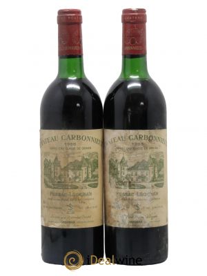 Château Carbonnieux Cru Classé de Graves  1986 - Lot de 2 Bouteilles