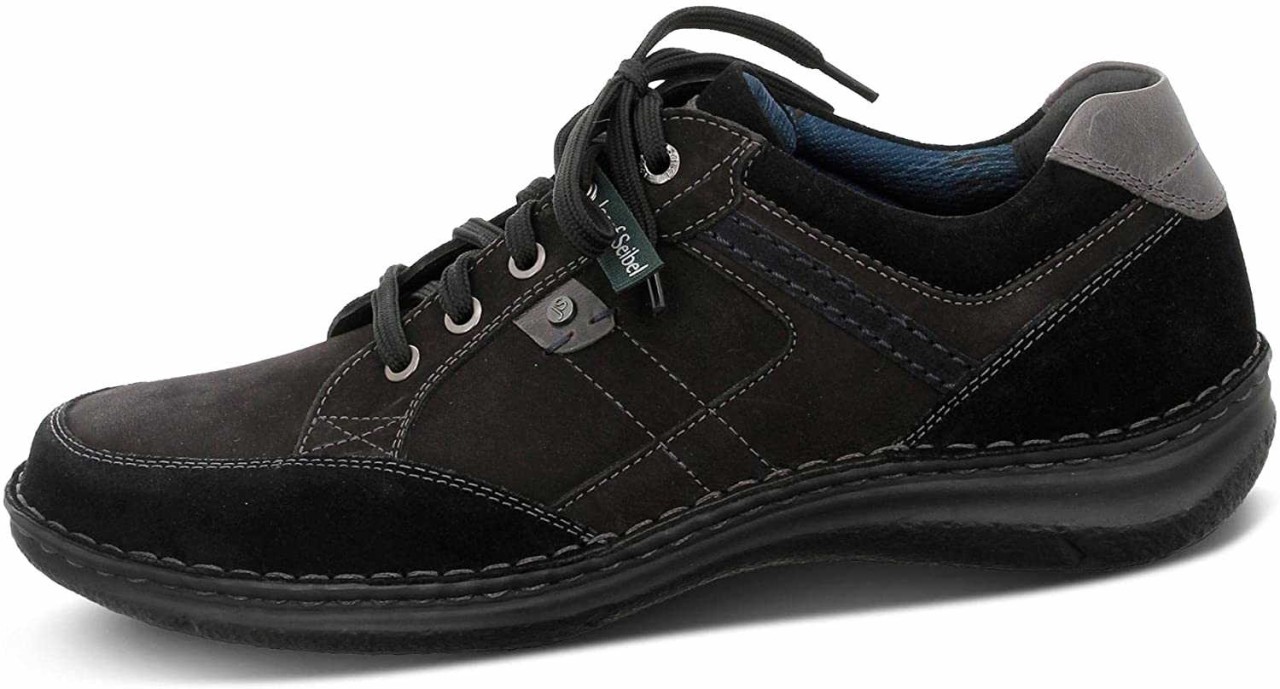 JOSEF SEIBEL Komfort Schnürer schwarz Anvers 42