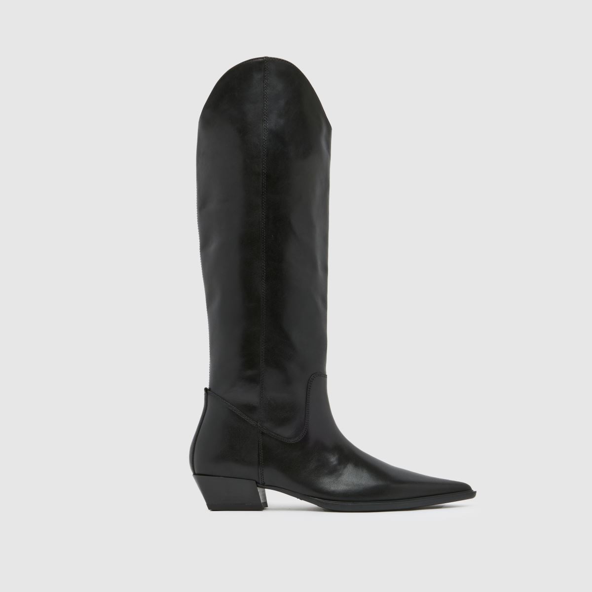Vagabond Shoemakers – Cassie – Svarta höga westernstövlar