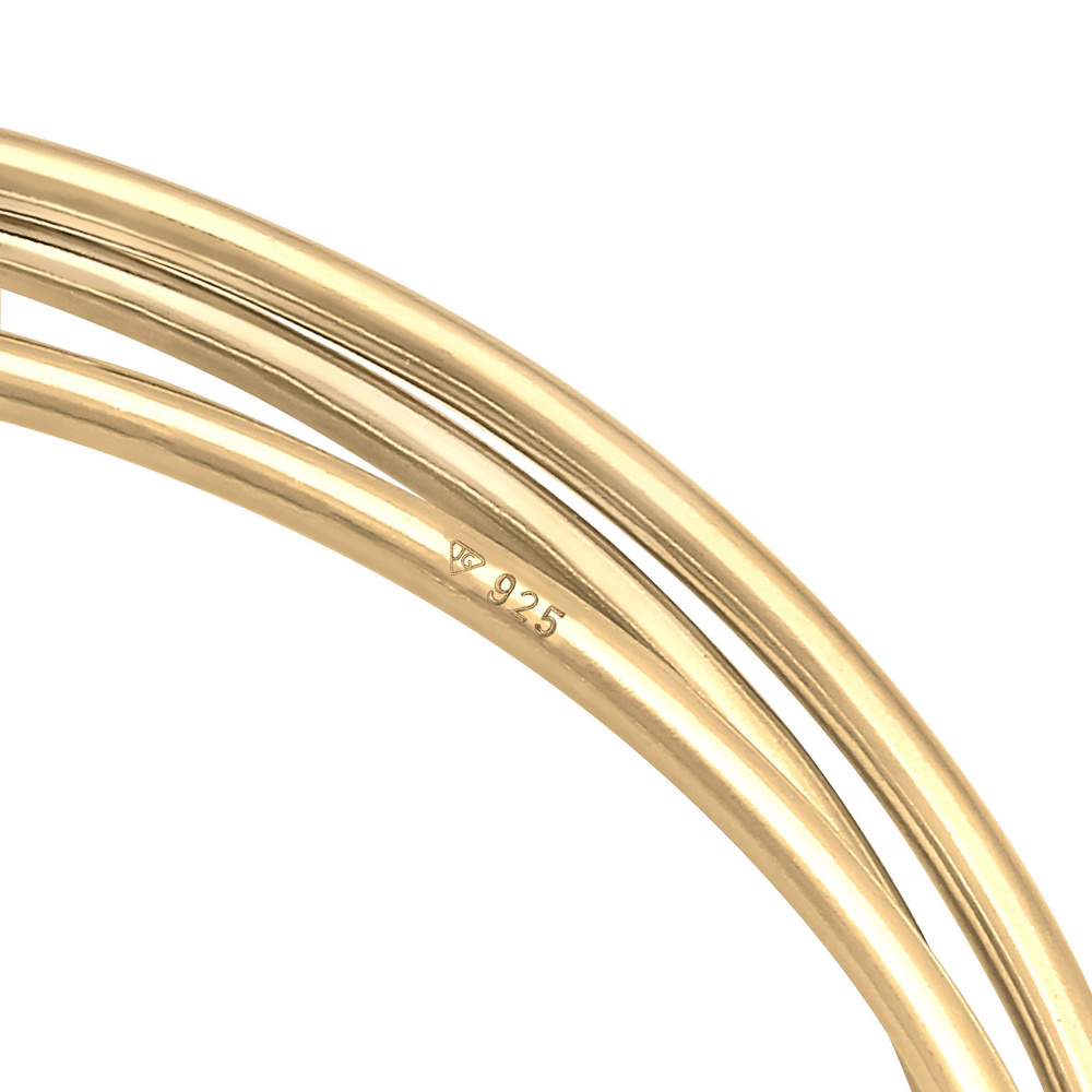Elli PREMIUM Elli PREMIUM Bracelet Bracelet pour dames Triple entrelacé classique tricolore en Bracelet