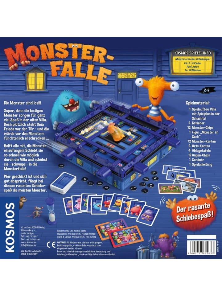 Kosmos Gesellschaftsspiel Monsterfalle - 6-9 Jahre günstig kaufen onesize