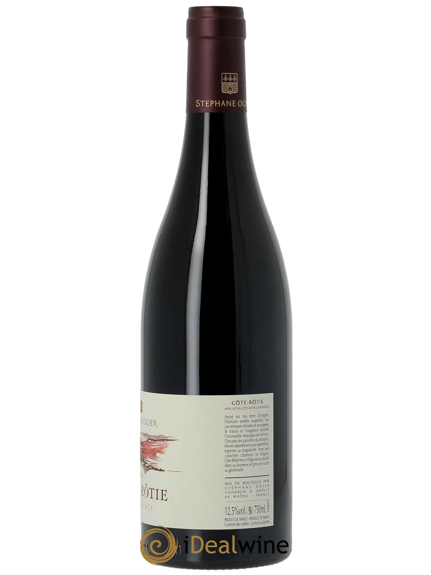 Côte-Rôtie Mon Village Stéphane Ogier  2021 - Lot de 1 Bouteille