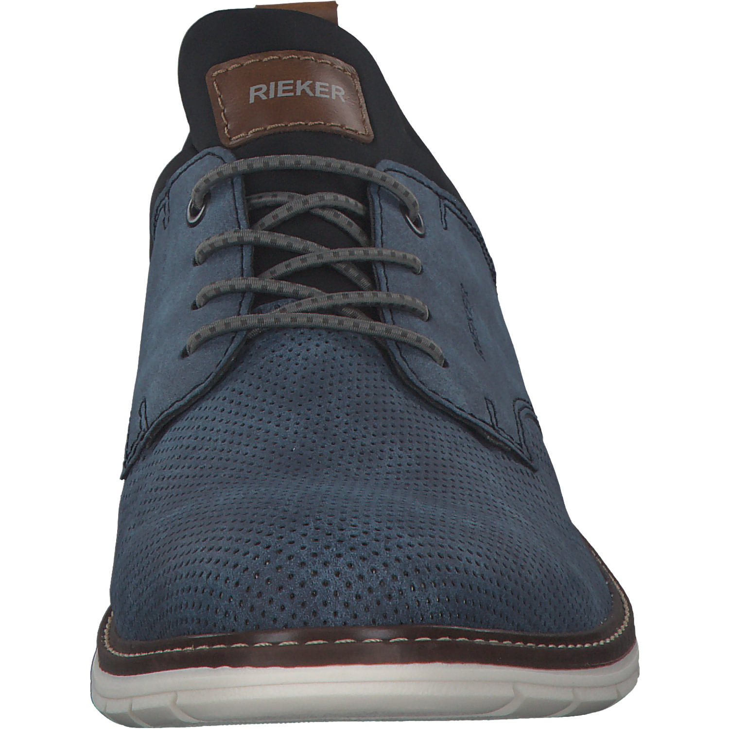 Rieker 14450, Business-Schnürschuhe, Herren, Blau