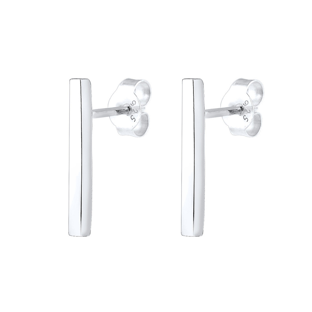 Elli Elli by Julie & Grace Boucles d'Oreilles Bar Geo Boucles d'Oreilles Femme - Argen Boucles d'oreilles