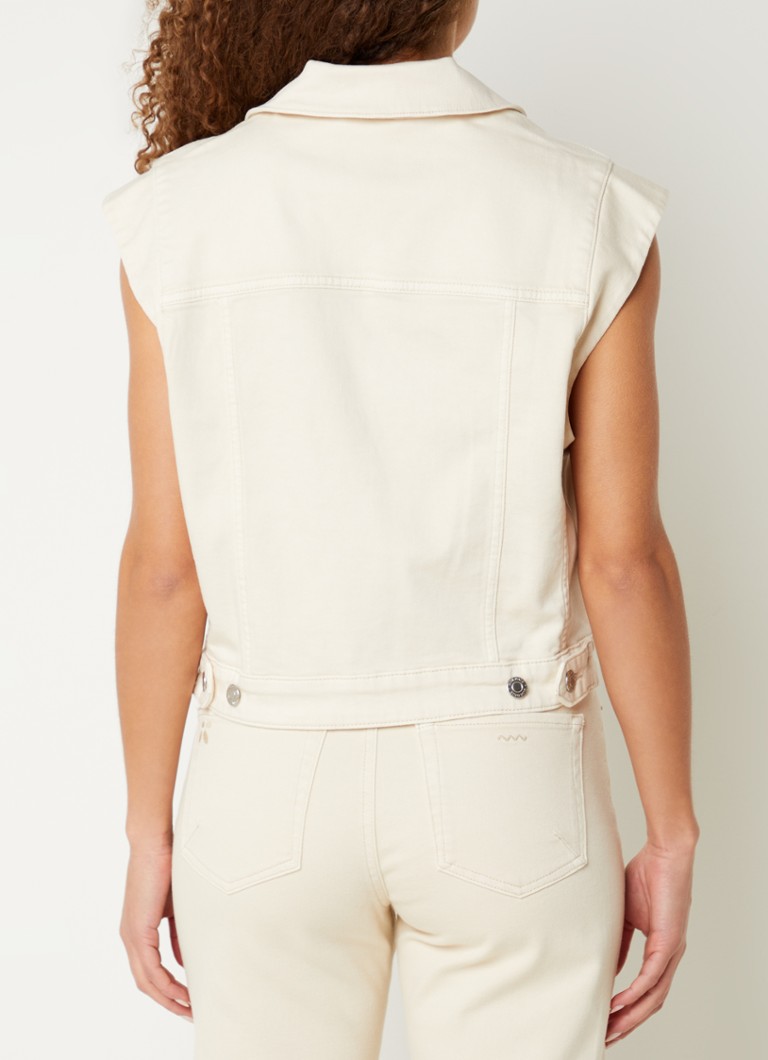 Gilet in denim estivo con tasche laterali