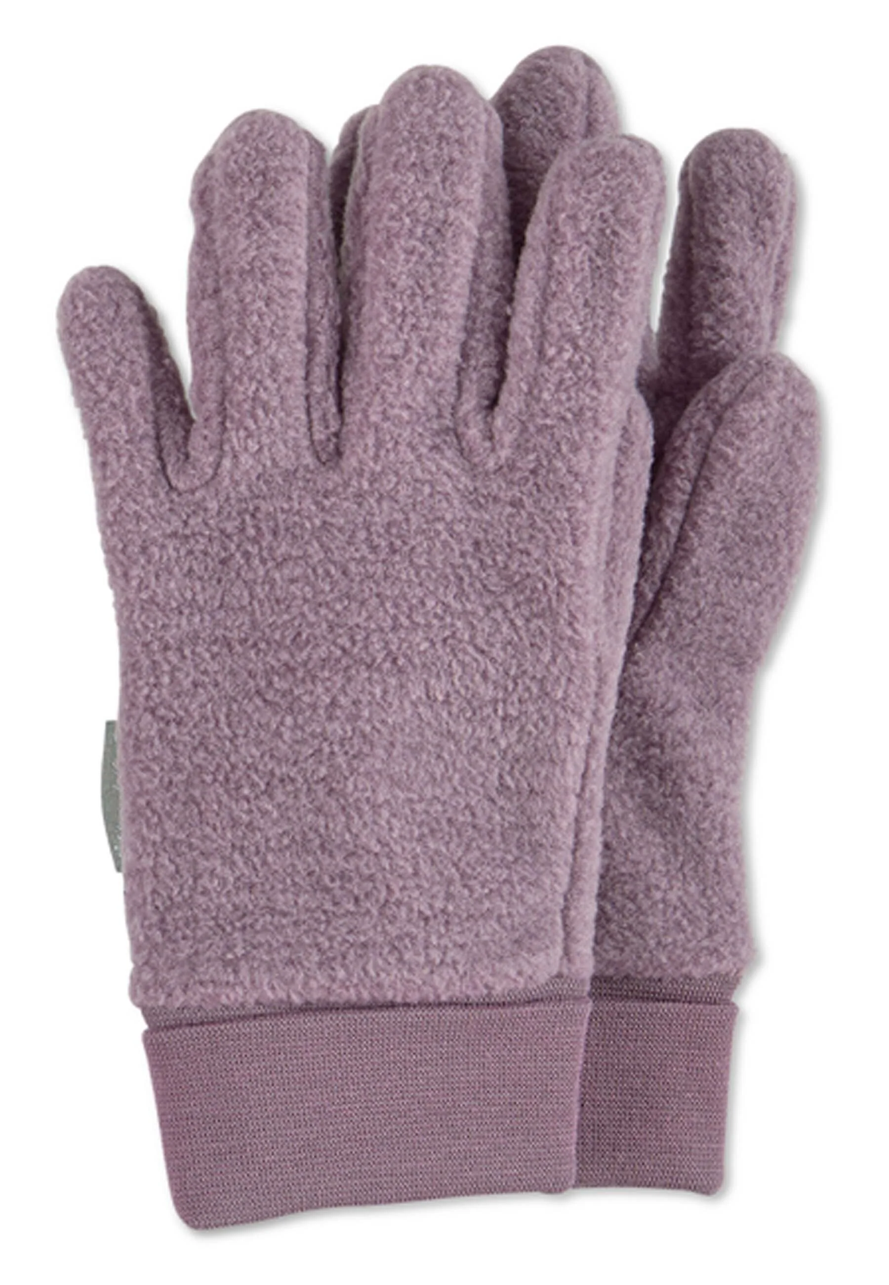 Fingerhandschuh aus Microfleece melange (recycelt)