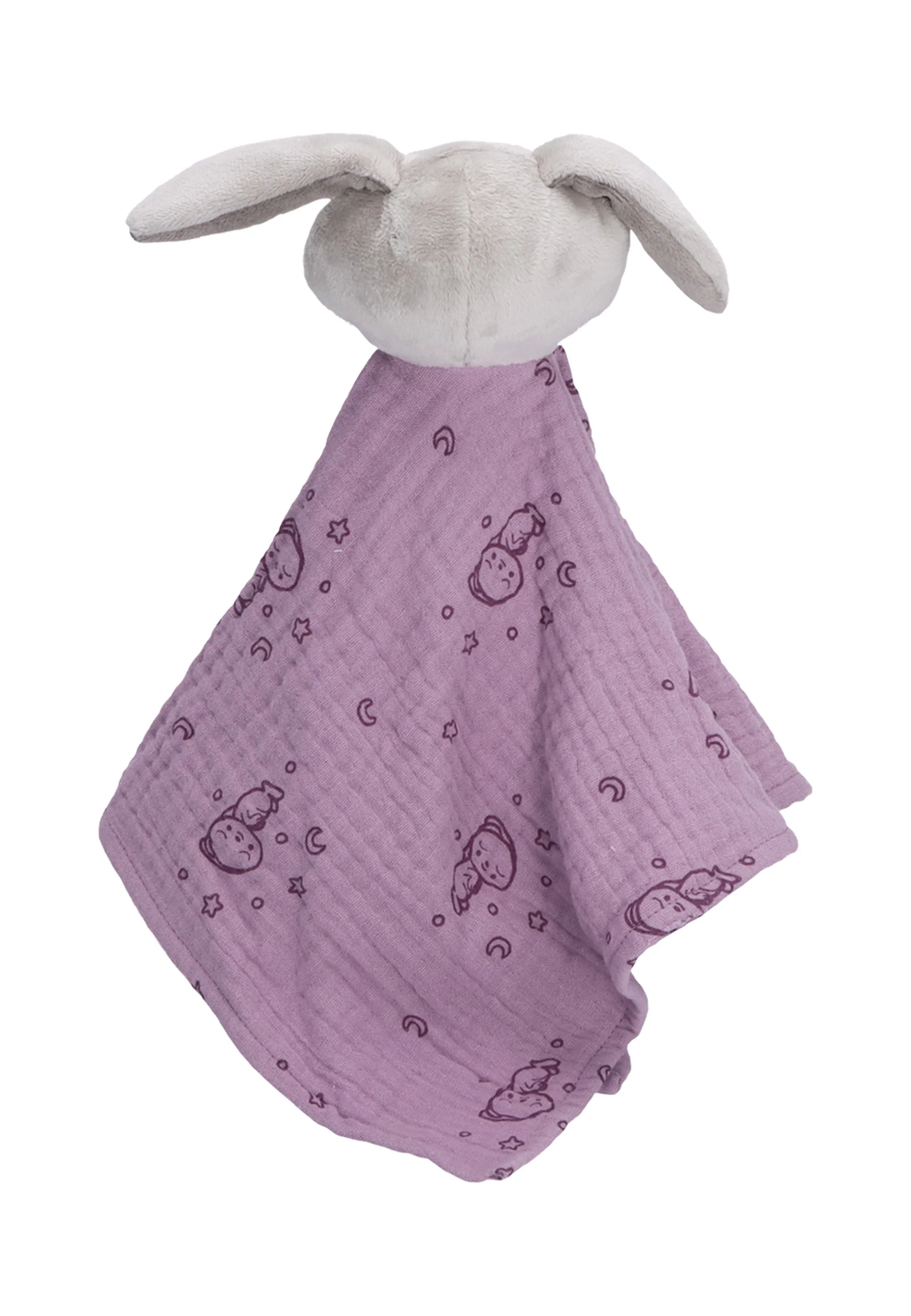 Kuscheltuch Schlummerhase in Lila