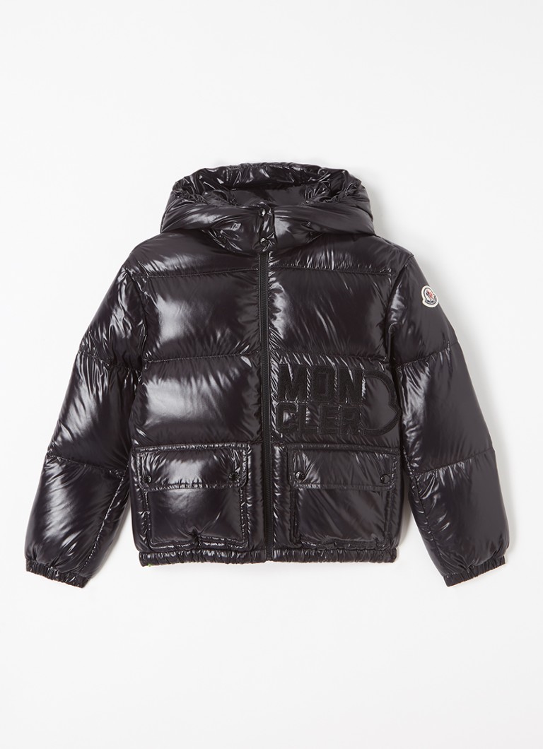 Moncler Abbaye polsterēta jaka ar noņemamu kapuci