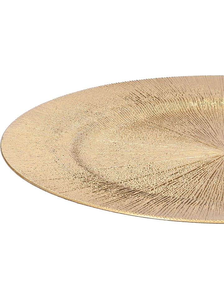 Homla Dekoteller ''Raggi'' in Gold - Ø 33 cm günstig kaufen onesize