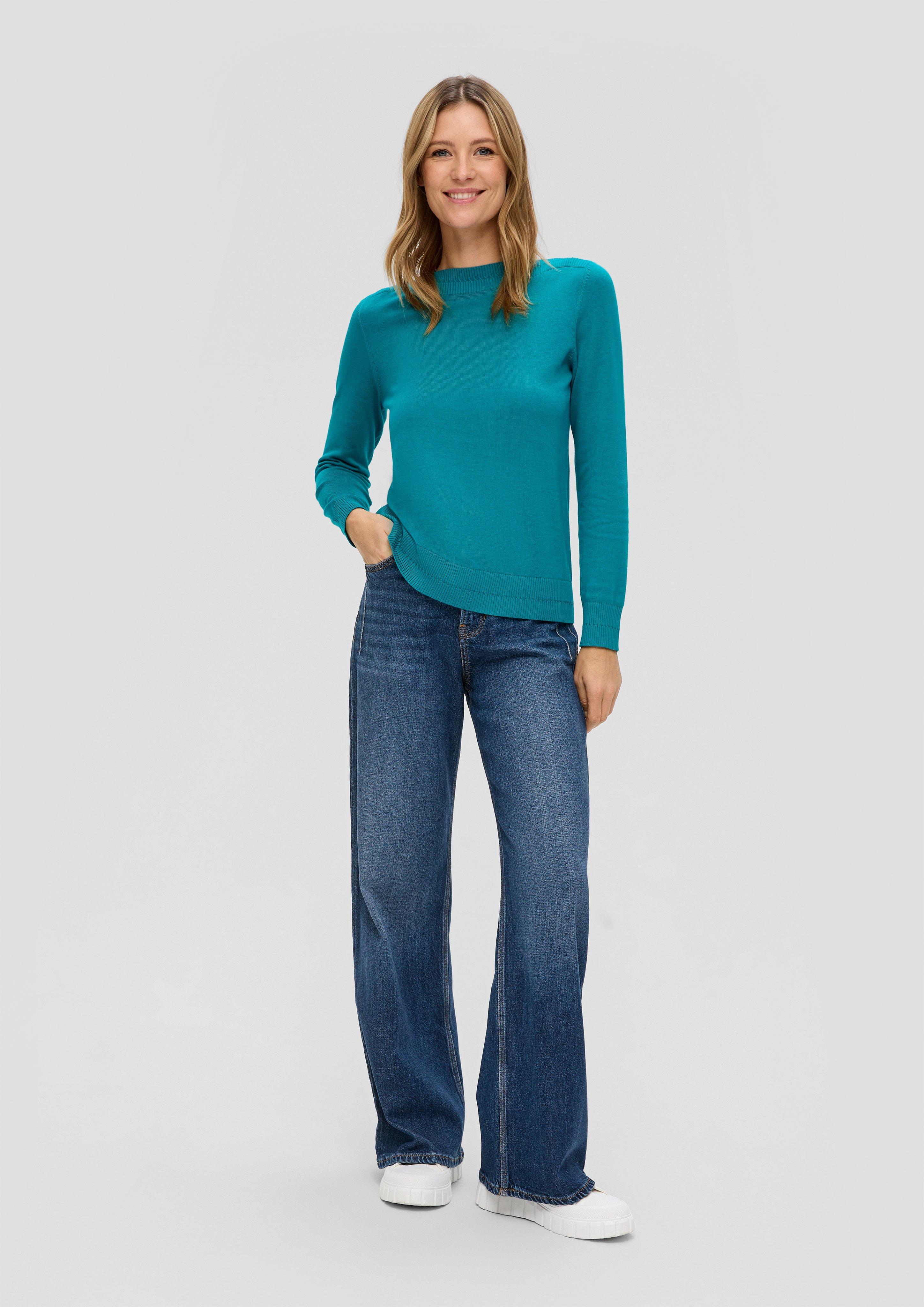 Strickpullover mit U-Boot-Ausschnitt  2140556-6680
