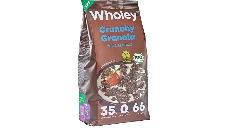 Wholey Bio Choc Sea Salt Granola 300 g