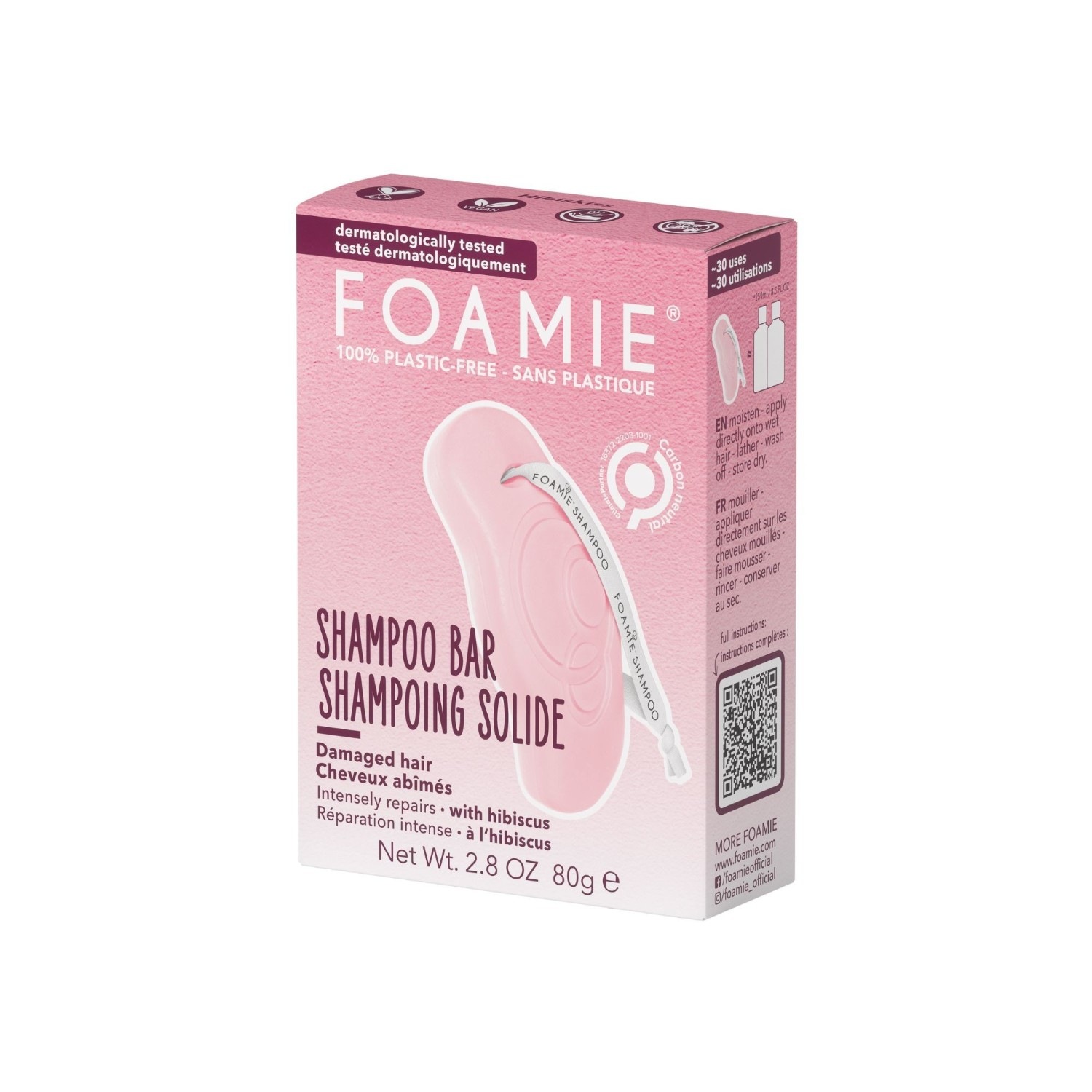 FOAMIE Hibiskiss fast shampoo