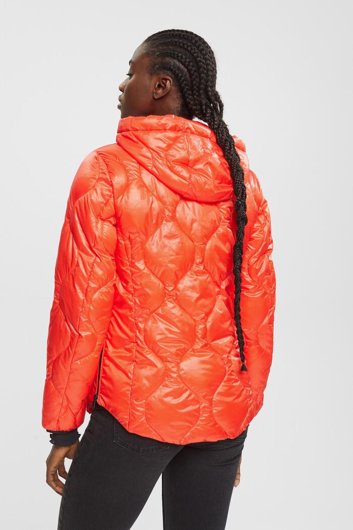 Gesteppte Puffer Jacket mit Kapuze
