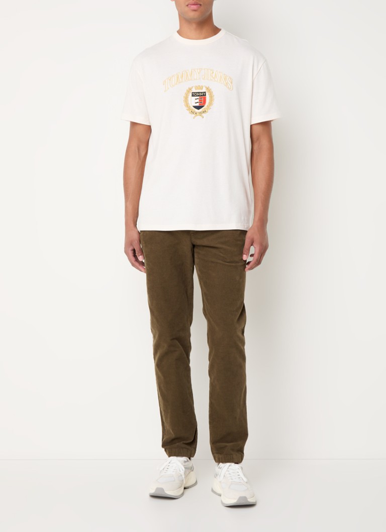 Tricou Tommy Hilfiger cu logo brodat