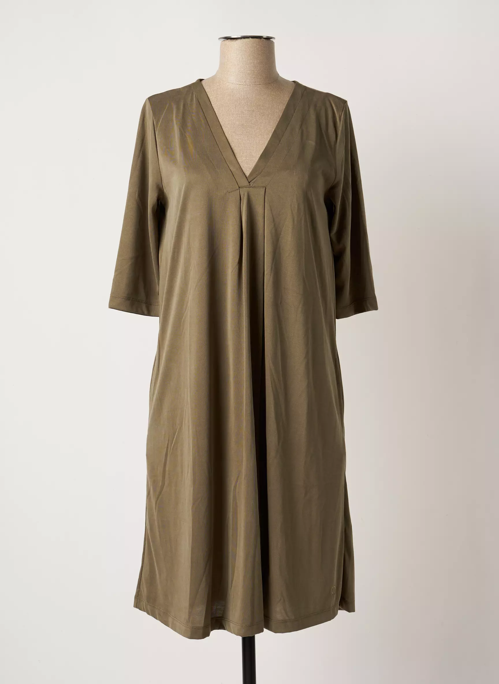 Cream Robes Mi Longues Femme couleur vert