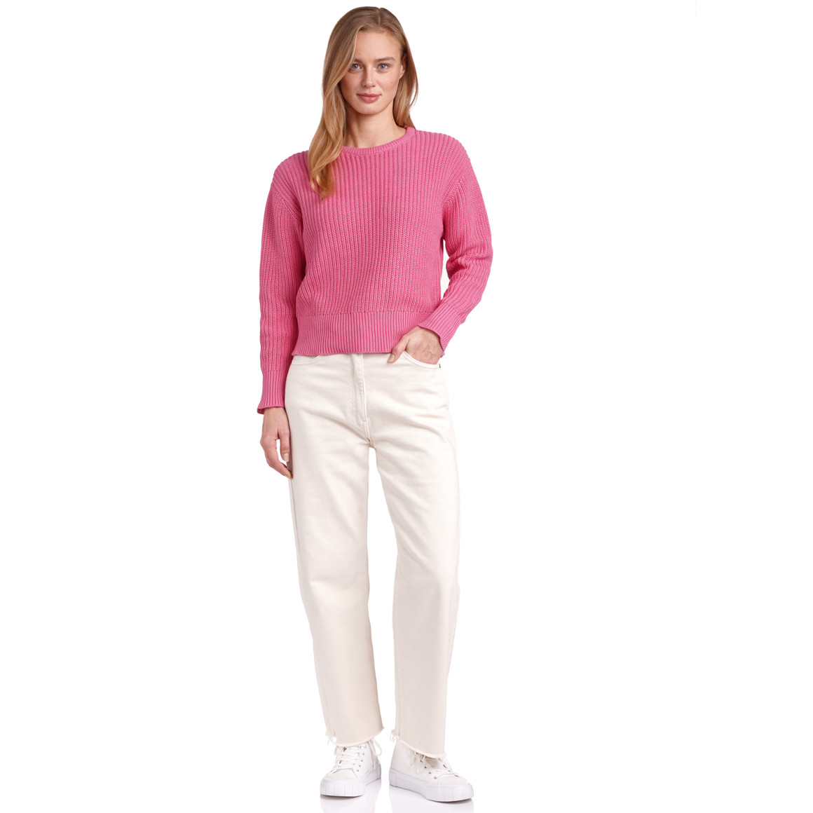 Damen Strickpullover aus Bio-Baumwolle