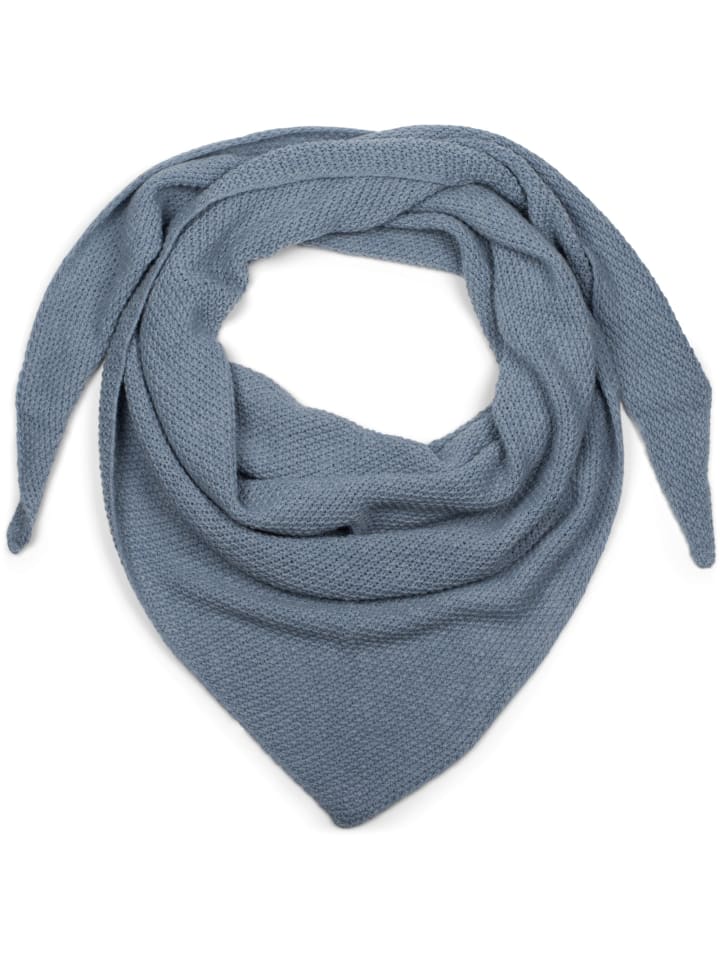 styleBREAKER Strick Dreieckstuch in Blau günstig kaufen onesize