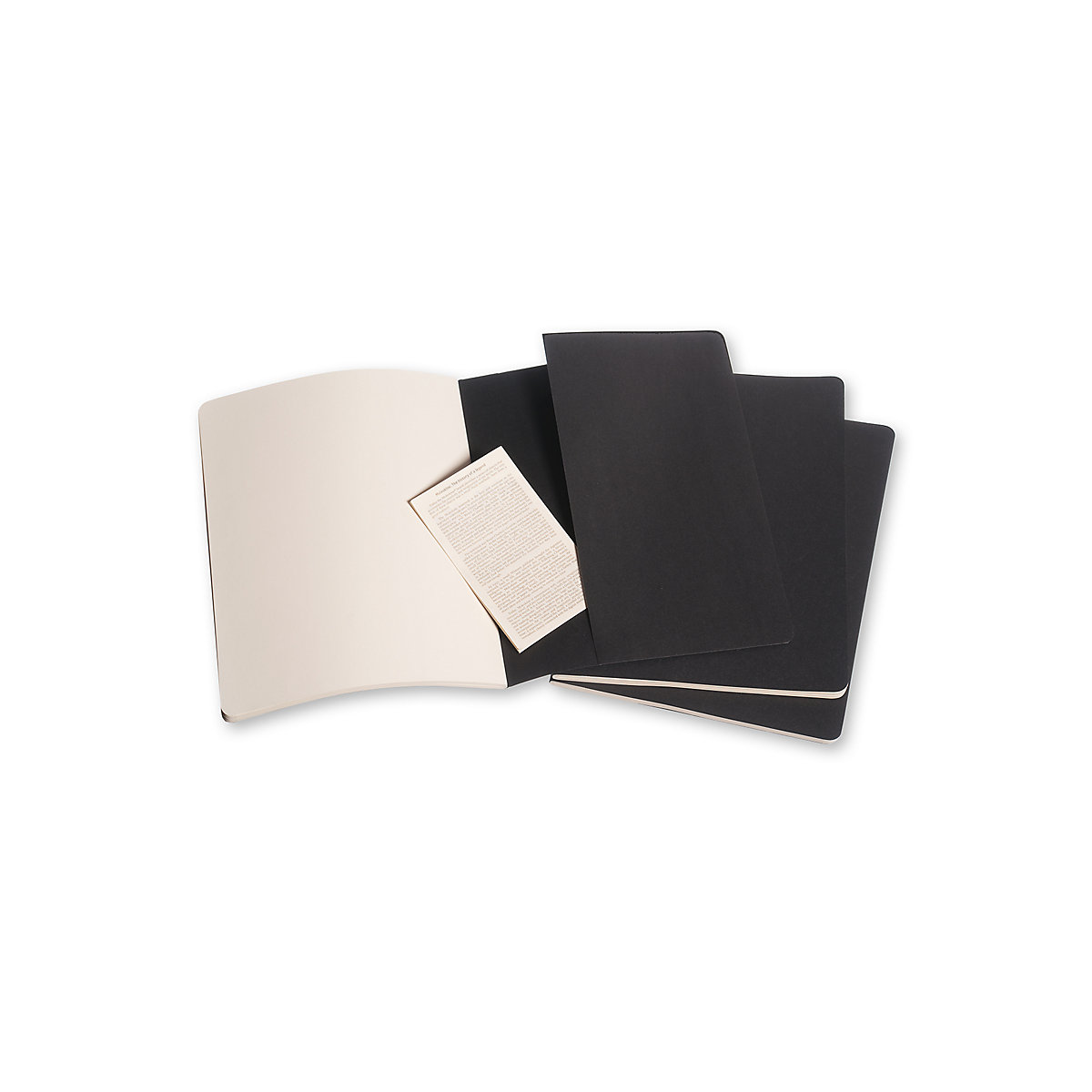 Notizbücher Cahier- XL- 3er Set- Blanko Notizbücher