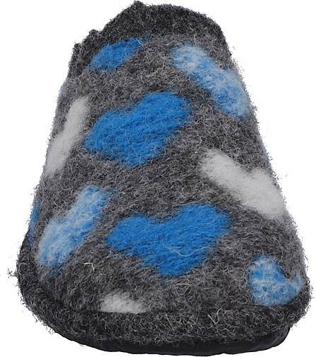 WESTLAND Hausschuh Lille 100, blau-multi