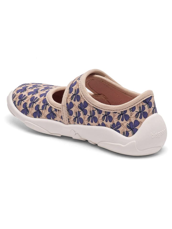 bisgaard Hausschuhe in Beige/ Blau günstig kaufen