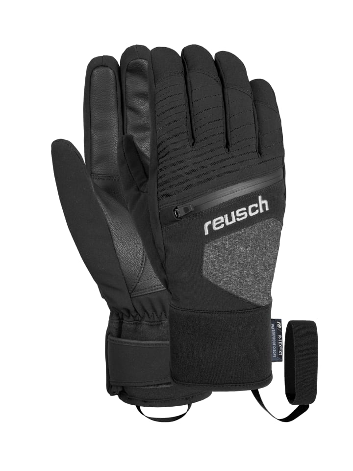 Reusch Fingerhandschuhe Theo R-TEX XT in black melange / black günstig kaufen 9
