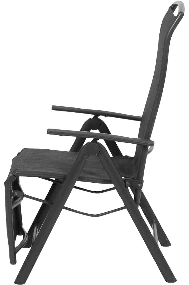 Siena Garden Gartensessel Livorno SET 4x Relax anthrazit (Set, 4-St)
