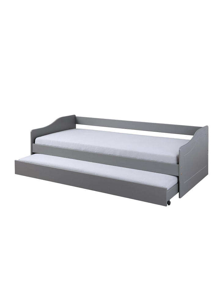 ebuy24 Bett Malsu Grau 208 x 97 cm günstig kaufen onesize