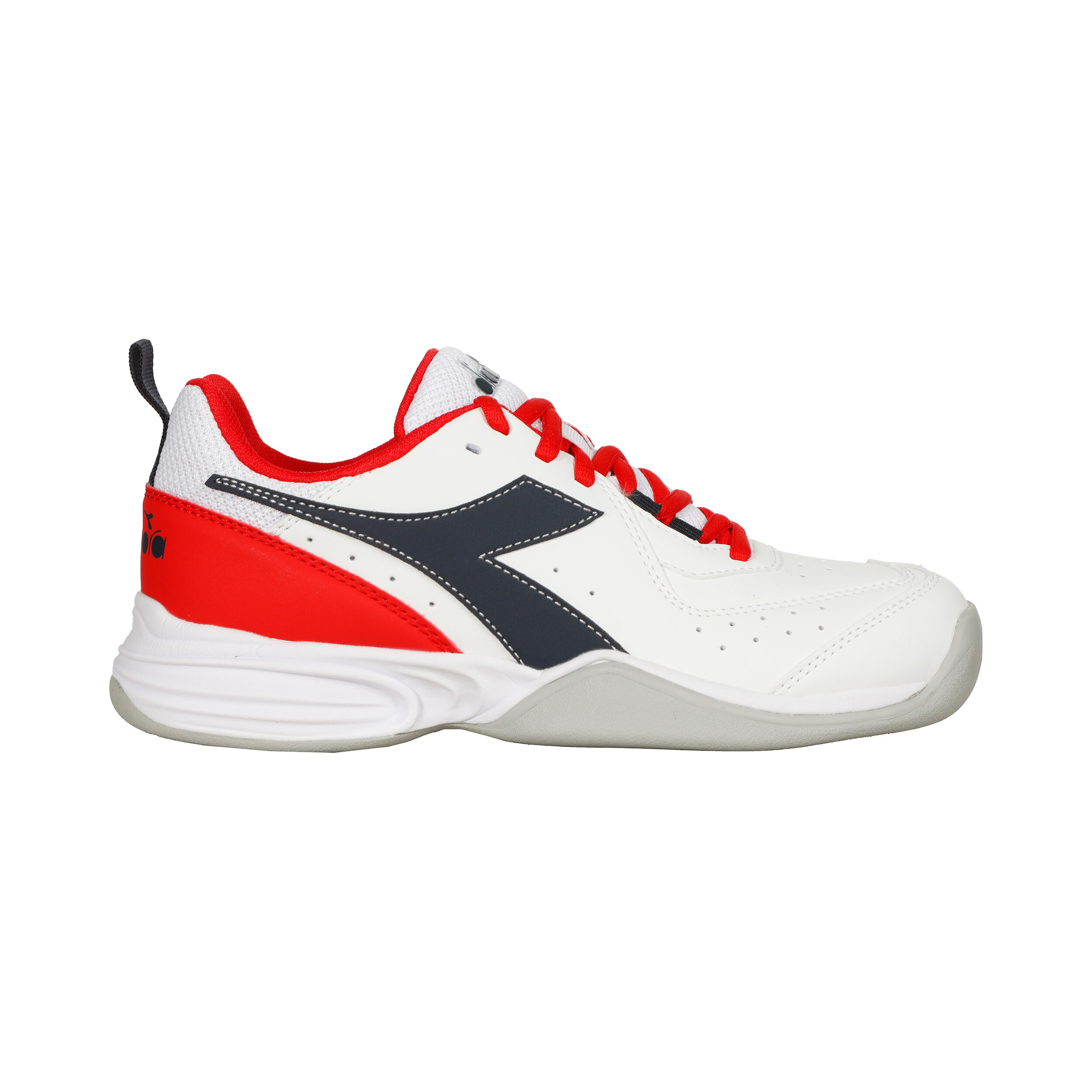 S. Challenge 5 SL Teppichschuh Kinder - Weiß, Rot