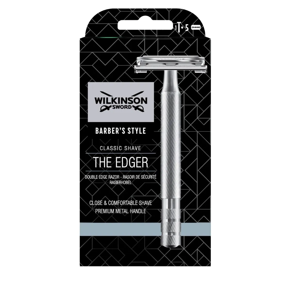 Wilkinson Classic Premium barberkniv + 5 blade