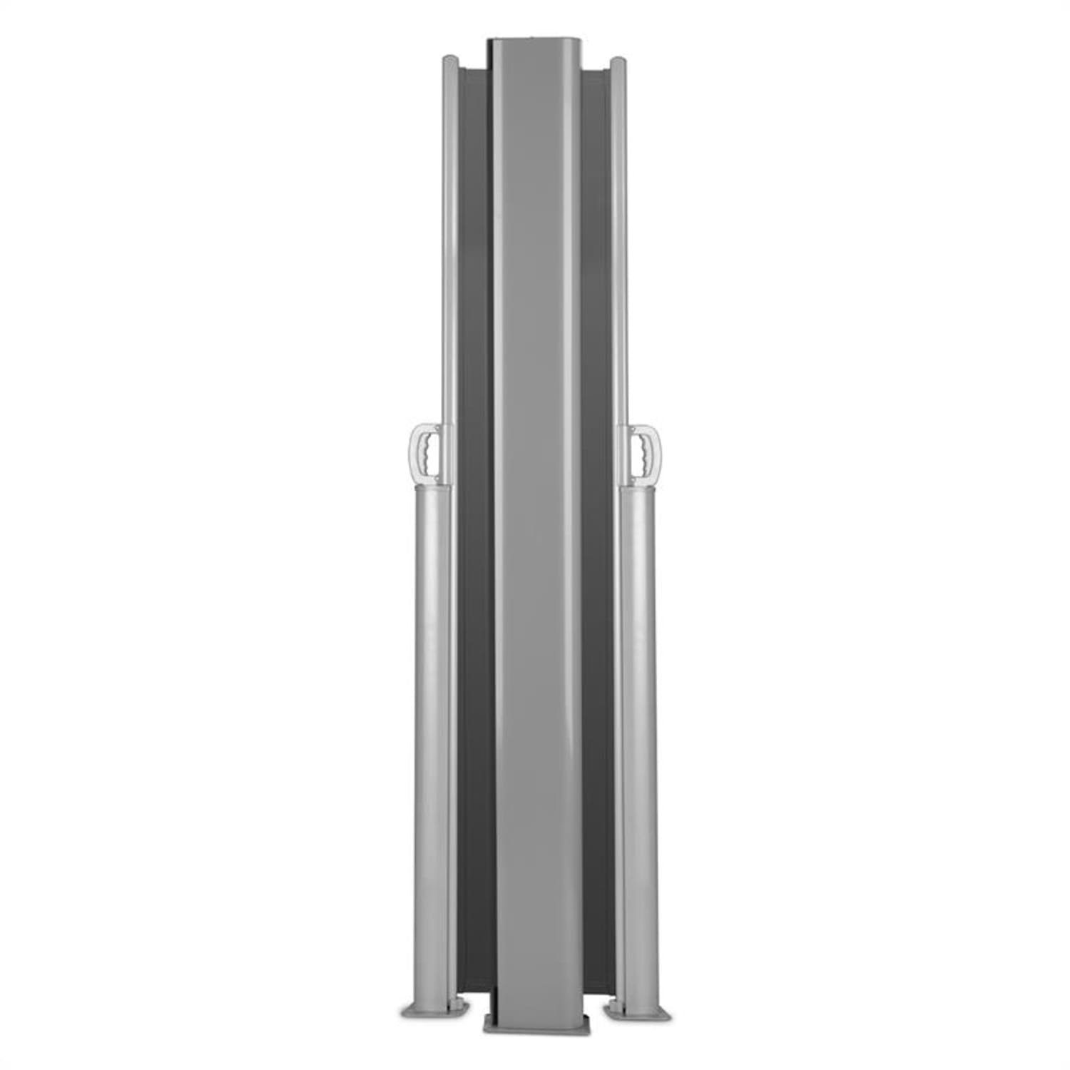 blumfeldt Markise Bari Doppio 620 Doppel-Seitenmarkise 6x2,0 m Aluminium anthrazit