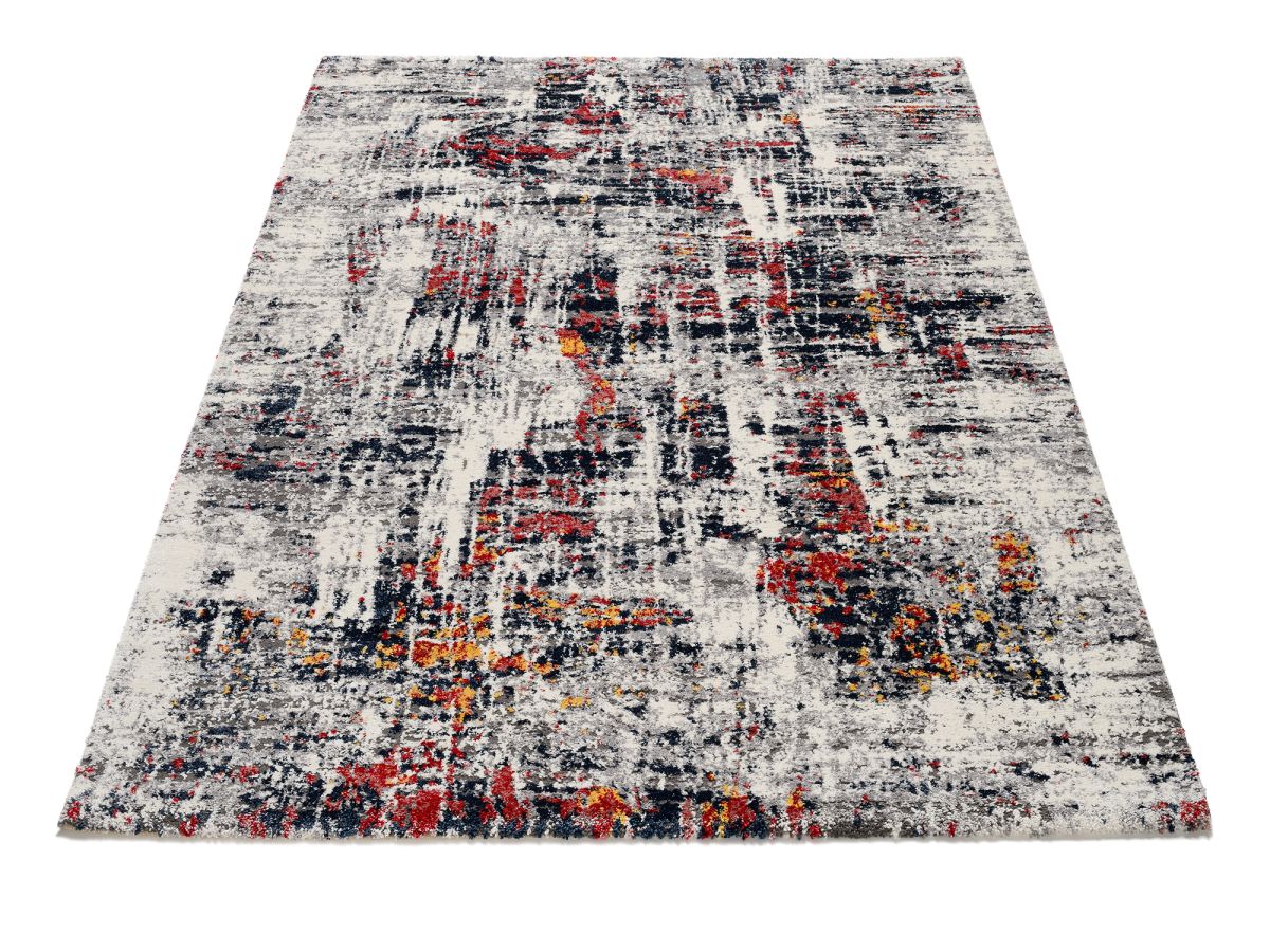 Webteppich Collage six Multicolor 65 x 130 cm