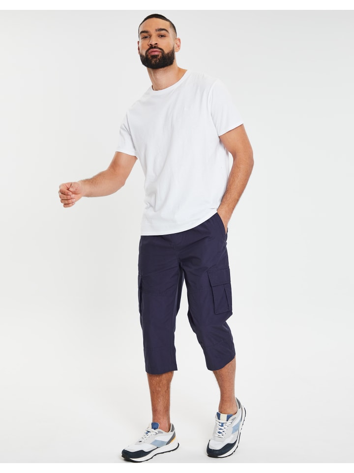 Threadbare Hose THB Trouser Bruce Cargo in Navy günstig kaufen