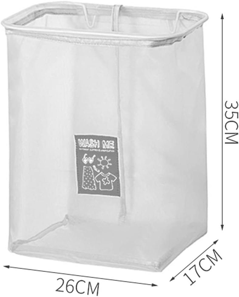 FELIXLEO Wäschesäckchen WÄschekorb Faltbar Abnehmbaren Spielzeugkorb38×17×26CM grau 2 Stücke