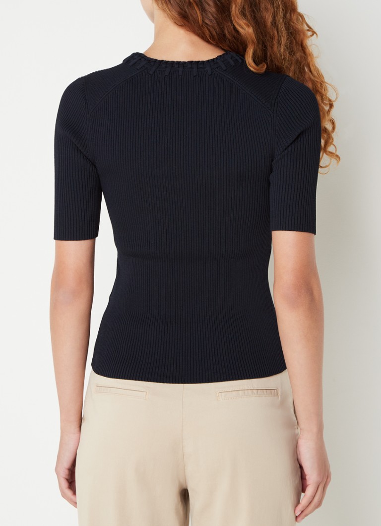 ba&sh Tami ribbed knit top